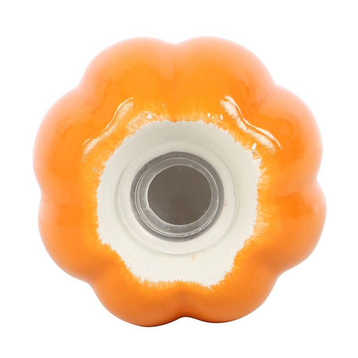 Orange Pumpkin Ceramic Salt & Pepper Shakers