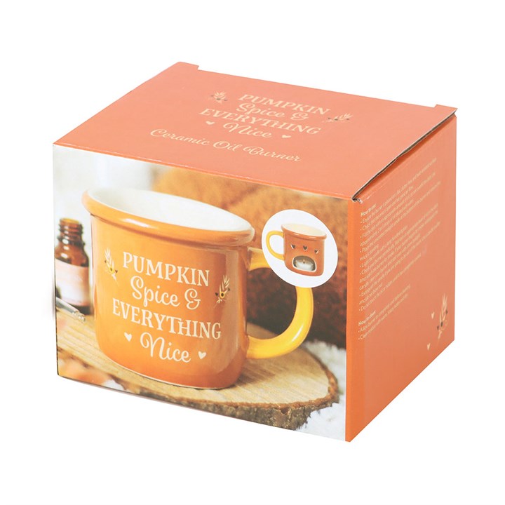 Pumpkin Spice Mug Ceramic Wax Melter
