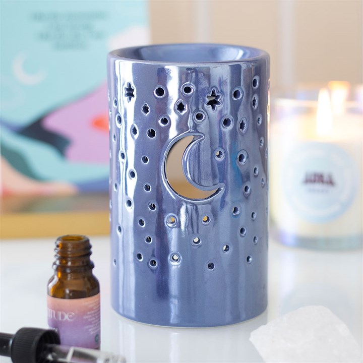 Iridescent Purple Moon Pilar Wax Warmer