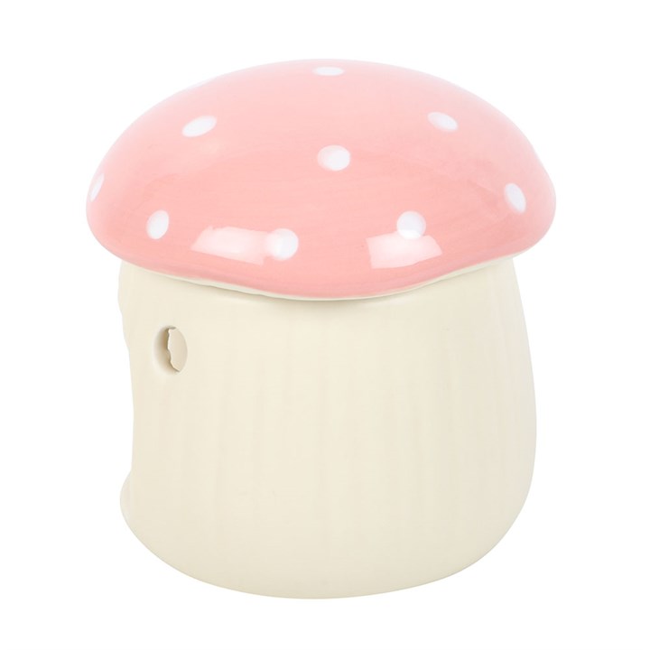 Pink Mushroom Ceramic Wax Warmer