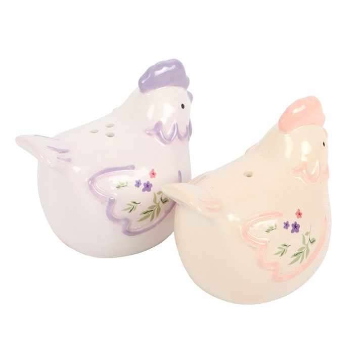 Chicken Hen Shaped Salt & Pepper Shakers