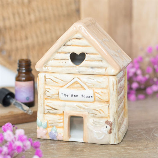Chicken Hen House Ceramic Wax Warmer
