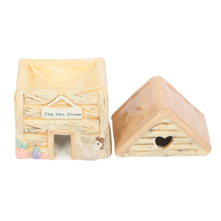 Chicken Hen House Ceramic Wax Warmer