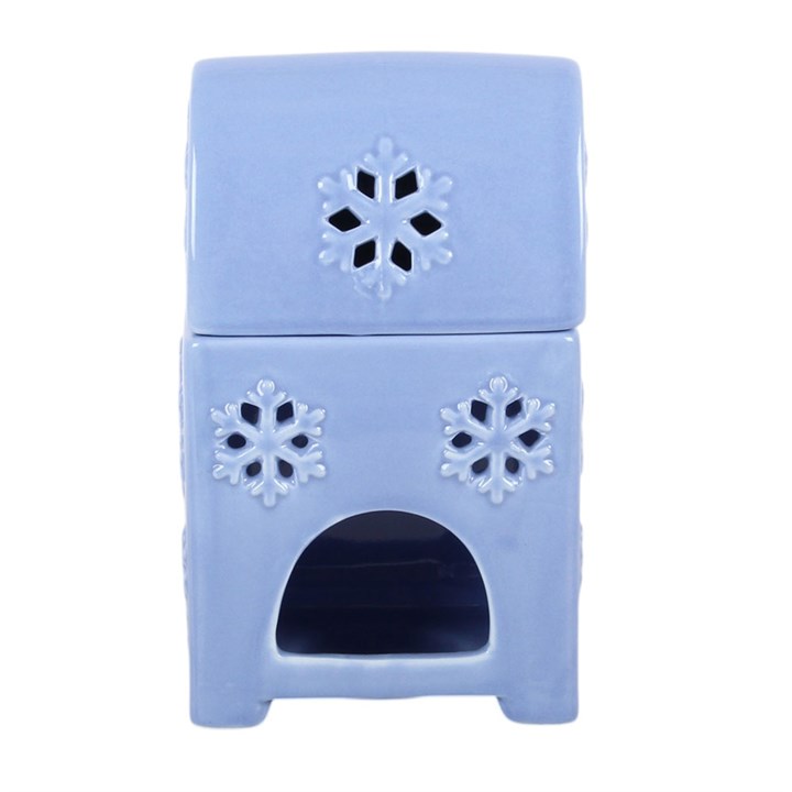 Blue North Pole Postbox Ceramic Wax Warmer