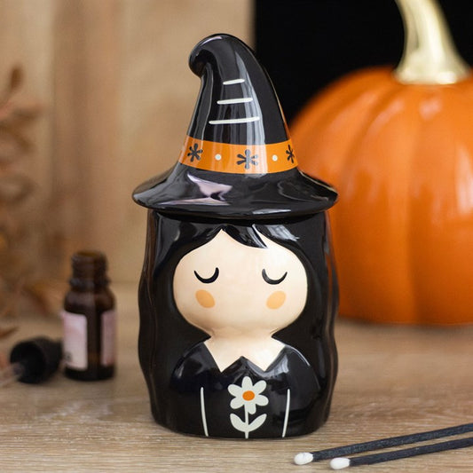 Frightful Folk Witch Ceramic Wax Warmer