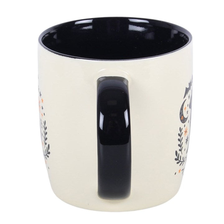 Frightful Folk Black Cat Ceramic Mug