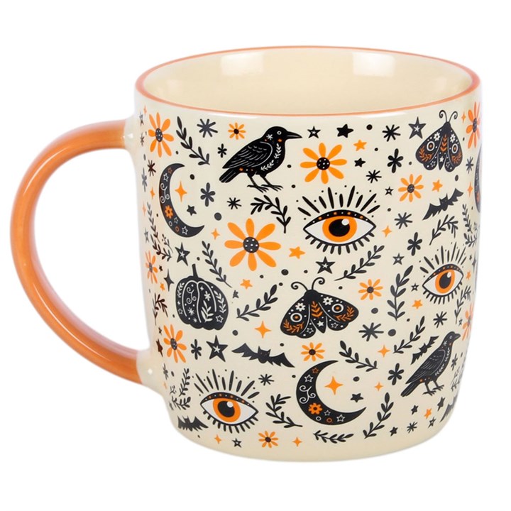 Frightful Folk Print Ceramic Mug