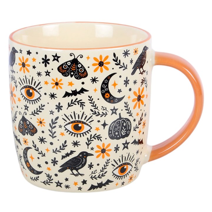 Frightful Folk Print Ceramic Mug