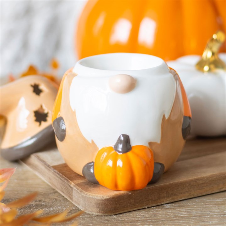 CLEARANCE Autumn Beige and Orange Gonk Ceramic Wax Warmer