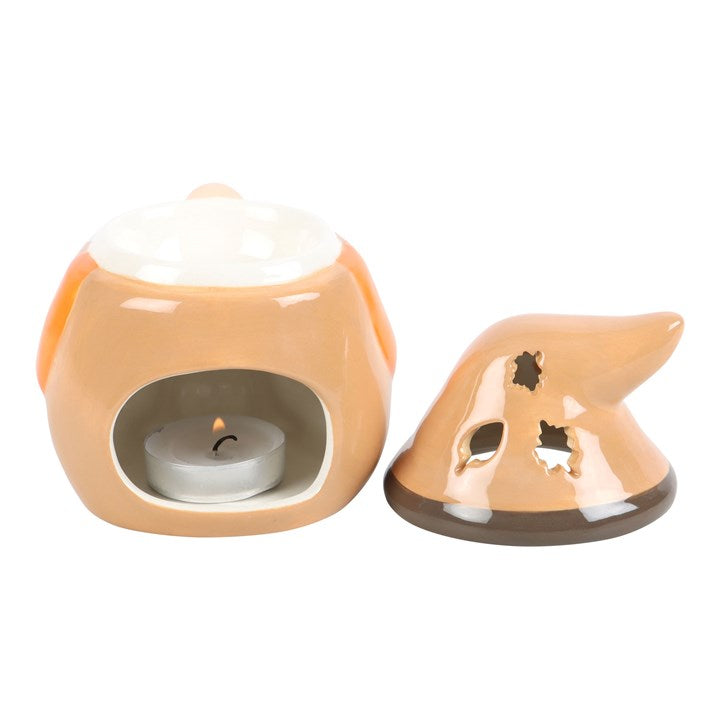 CLEARANCE Autumn Beige and Orange Gonk Ceramic Wax Warmer