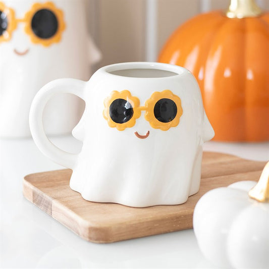 CLEARANCE Groovy Ghost Ceramic Mug