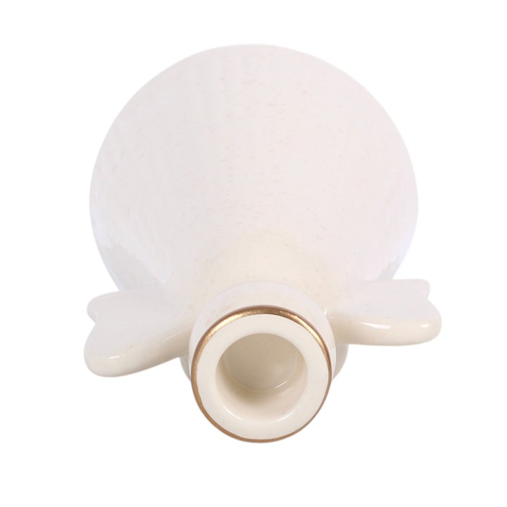 Heart Angel Ceramic Taper Candle Holder
