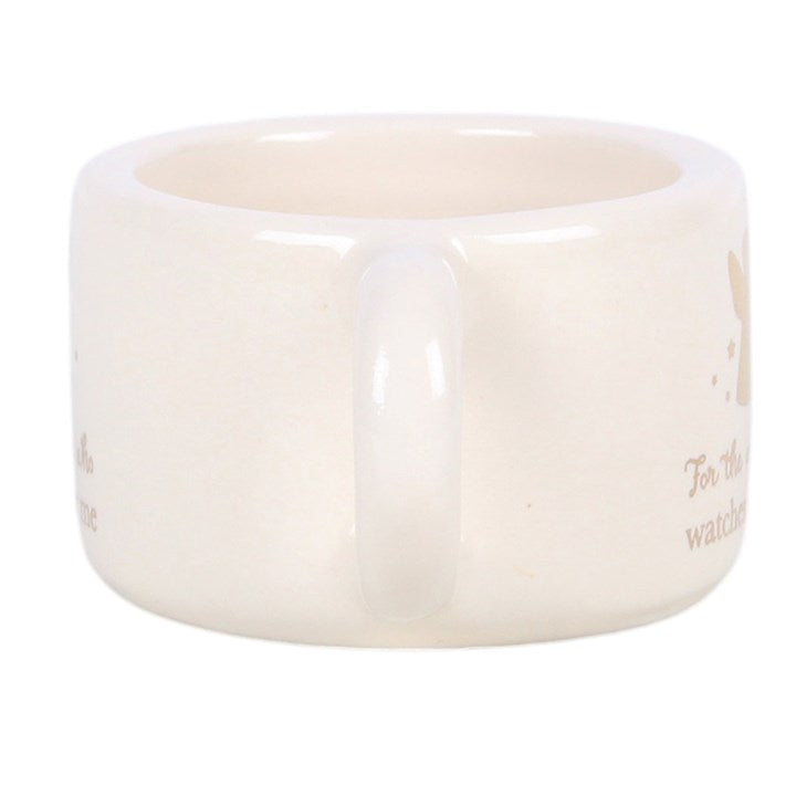 For The Angel Who Watches Over Me Ceramic Tealight Candle Holder