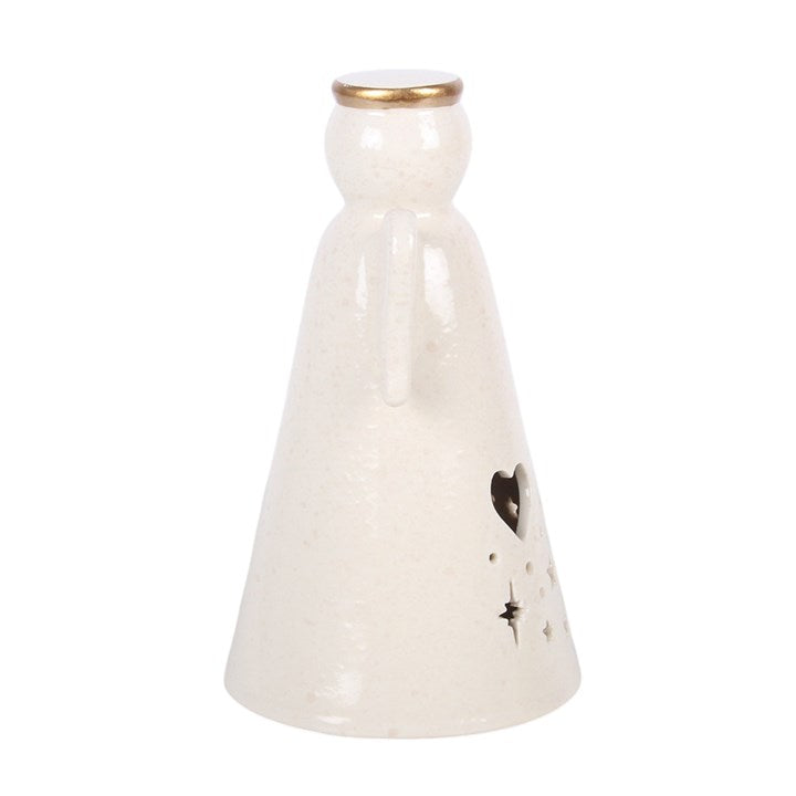 Small LED Light Up Ceramic Angel Decoration