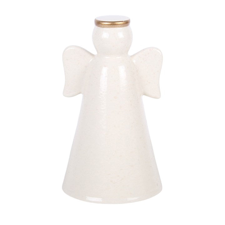 Small LED Light Up Ceramic Angel Decoration