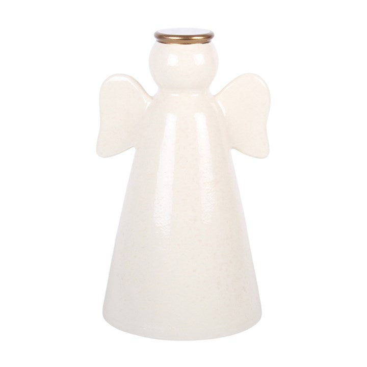 Large LED Light Up Ceramic Angel Decoration
