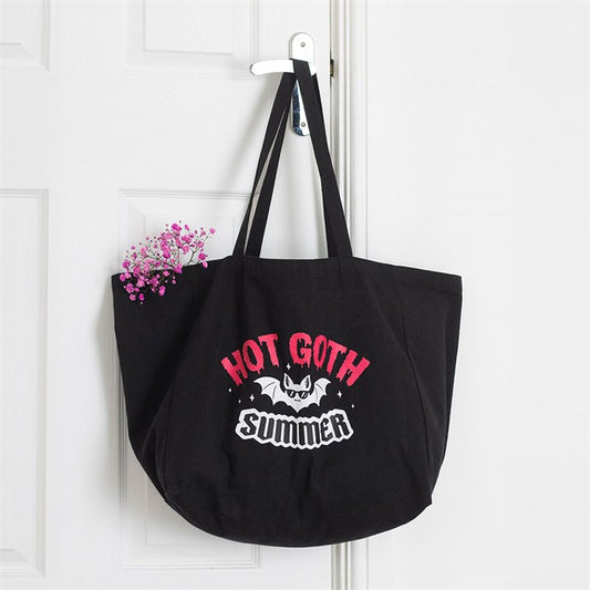 Hot Goth Summer Black Beach Tote Bag