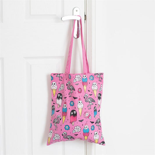 Pink Dead Hot Days Print Tote Bag - Gift Bag