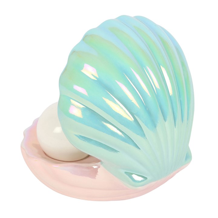 CLEARANCE Clam Shell Ceramic Salt and Pepper Shakers