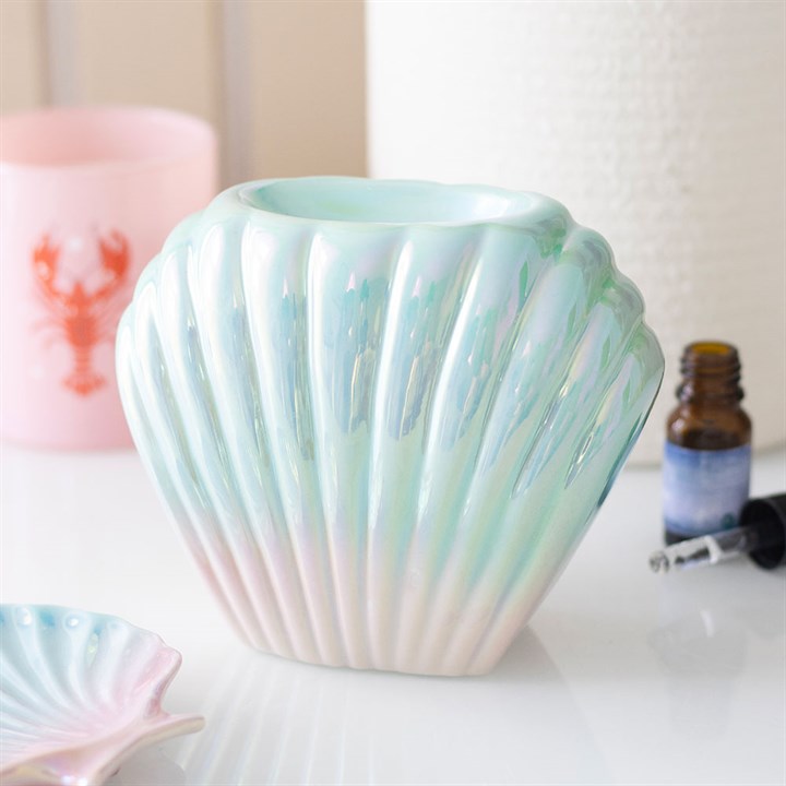 Iridescent Sea Shell Wax Warmer