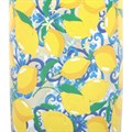 Lemon Print Can Style Drinking Glass Tumbler