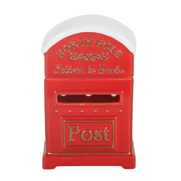 Letters to Santa Christmas Post Box Ceramic Wax Warmer & Oil Burner