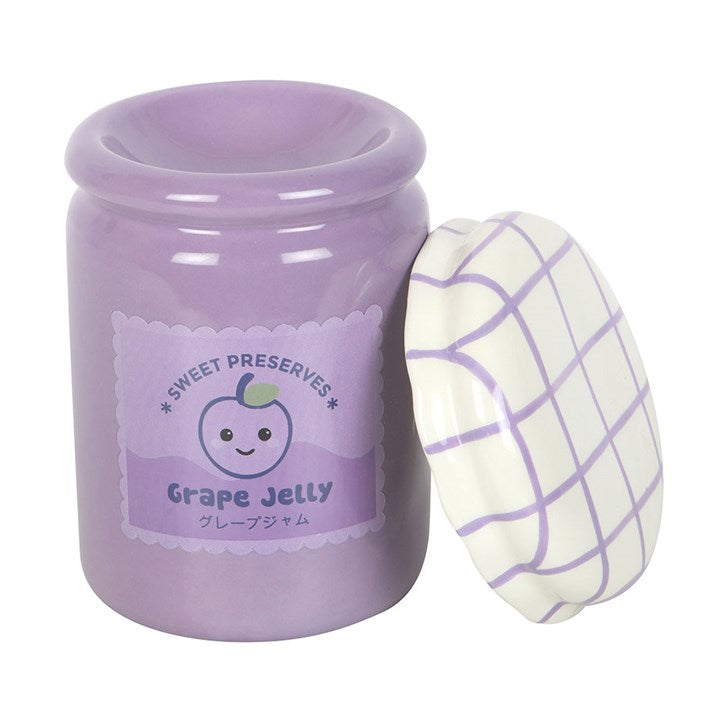 Kawaii Grape Jelly Jar Ceramic Wax Warmer