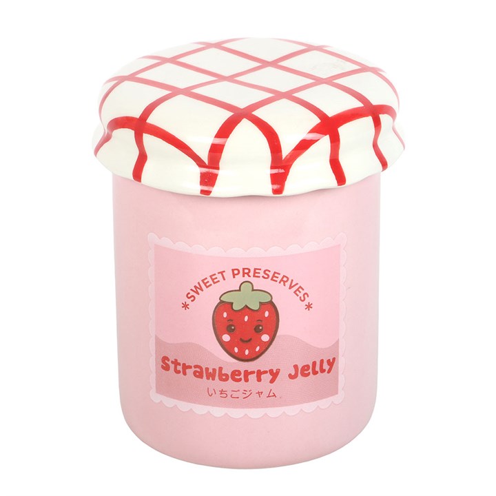 Kawaii Strawberry Jelly Jar Ceramic Wax Warmer