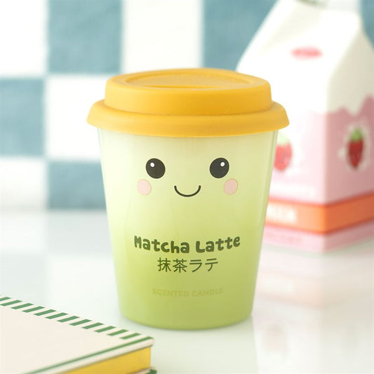 Matcha Latte Scented Coffee Cup Candle