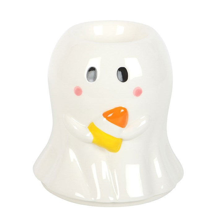CLEARANCE Candy Corn Ghost Ceramic Wax Melter