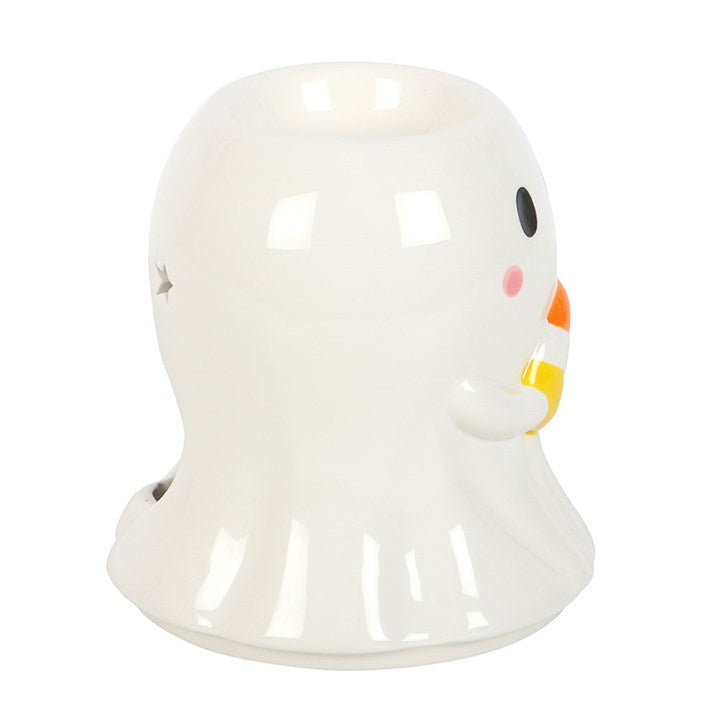 CLEARANCE Candy Corn Ghost Ceramic Wax Melter