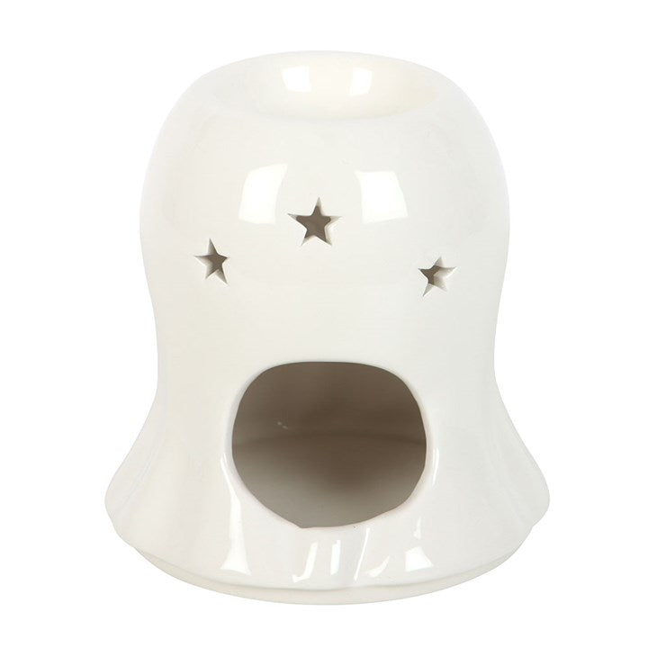 CLEARANCE Candy Corn Ghost Ceramic Wax Melter