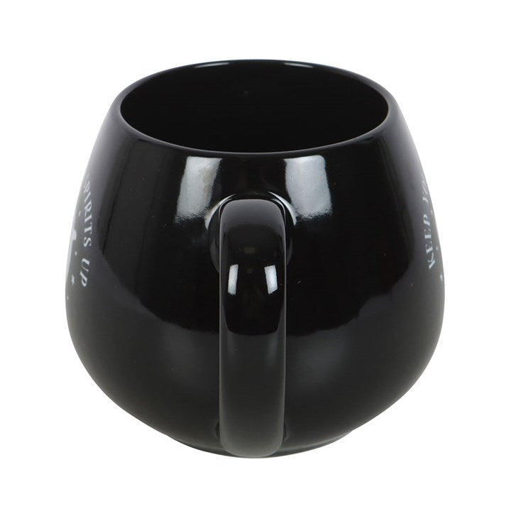 CLEARANCE Keep Your Spirits Up Ghost Rounded Ceramic Mug