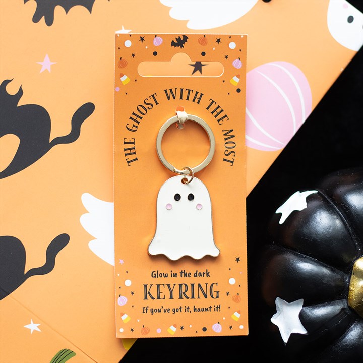 CLEARANCE Ghost With The Most Glow In The Dark Keyring