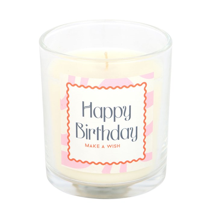 Happy Birthday Vanilla Cake Scented Candle