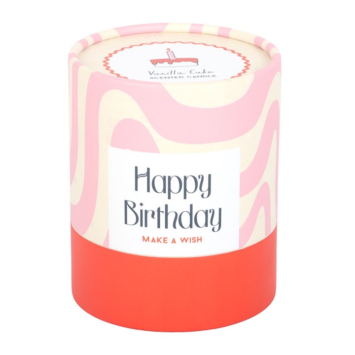 Happy Birthday Vanilla Cake Scented Candle
