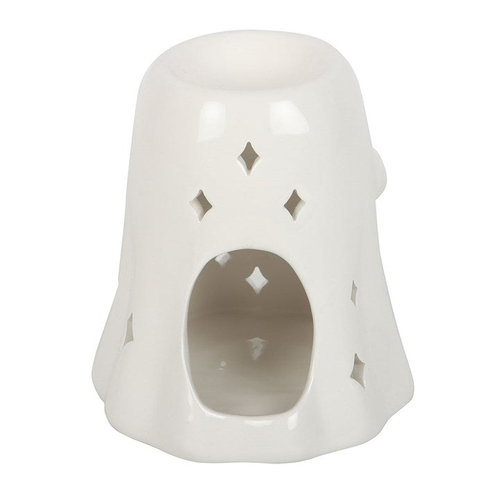 Ghost Stories, Ghost with Book Ceramic Wax Warmer