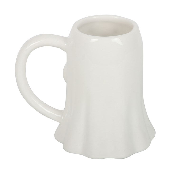 Ghost Stories, Ghost with Book Ceramic Mug
