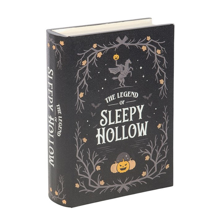 Sleepy Hollow Book Shaped Wooden Storage Box