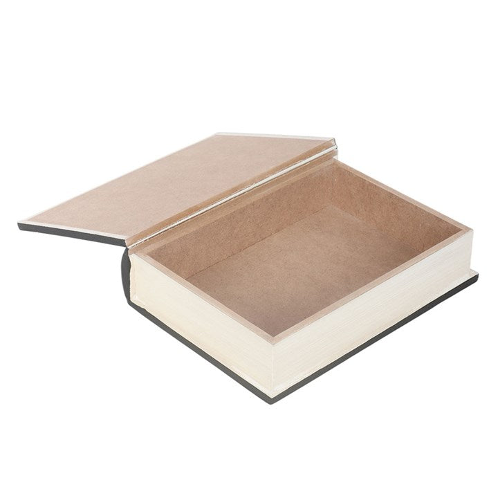 Sleepy Hollow Book Shaped Wooden Storage Box