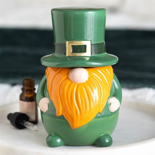 St Patricks Day Lucky Leprechaun Ceramic Wax Warmer