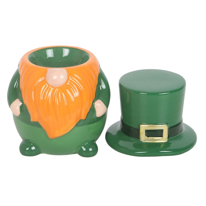 St Patricks Day Lucky Leprechaun Ceramic Wax Warmer