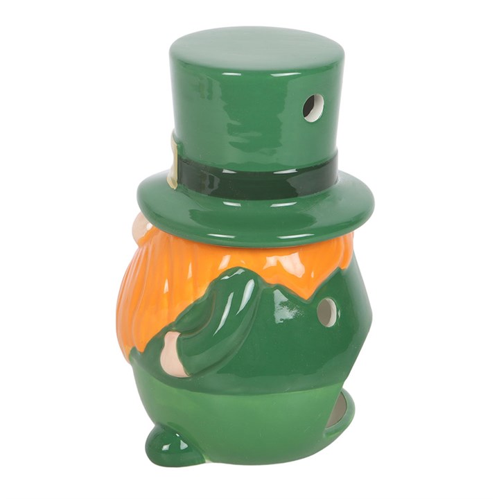 St Patricks Day Lucky Leprechaun Ceramic Wax Warmer
