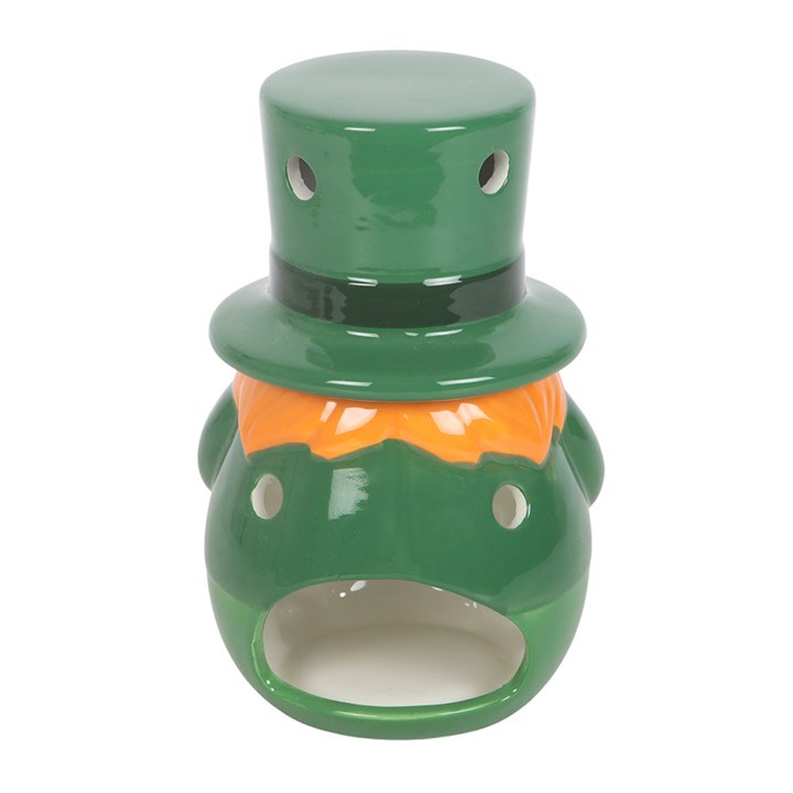 St Patricks Day Lucky Leprechaun Ceramic Wax Warmer