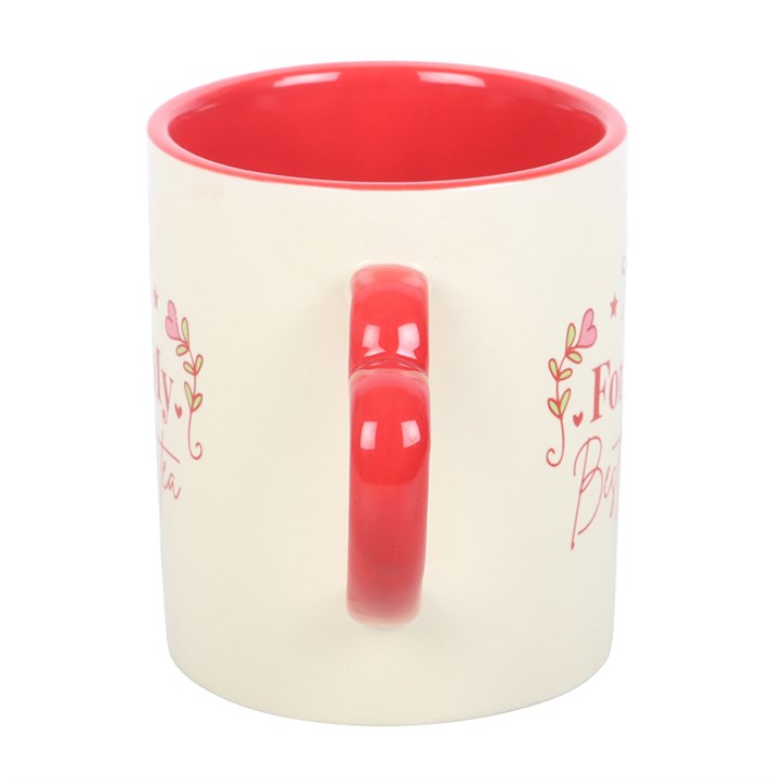 For My Best-Tea Heart Handle Ceramic Mug
