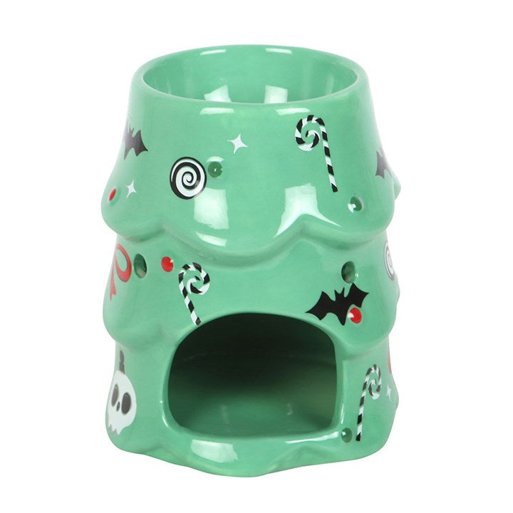 CLEARANCE Creepy Christmas Tree Ceramic Wax Warmer