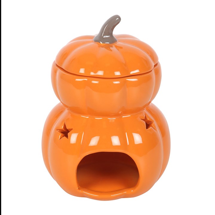 CLEARANCE Stacked Pumpkin Ceramic Wax Warmer