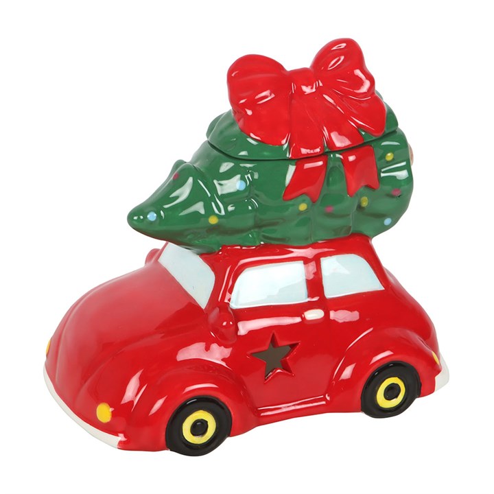 CLEARANCE Driving Home for Christmas Tree on Car Ceramic Wax Warmer
