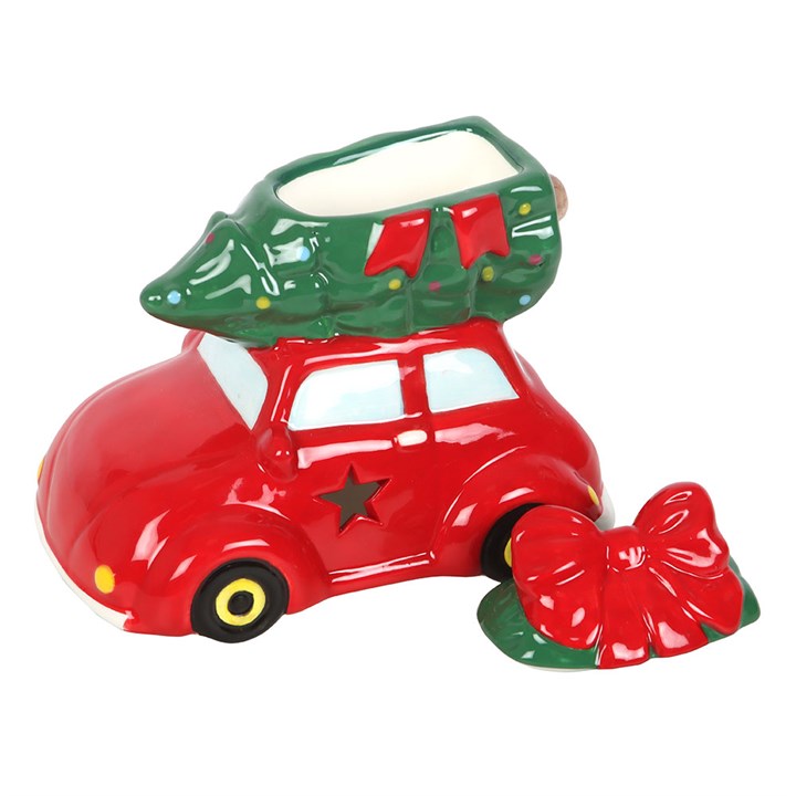 CLEARANCE Driving Home for Christmas Tree on Car Ceramic Wax Warmer
