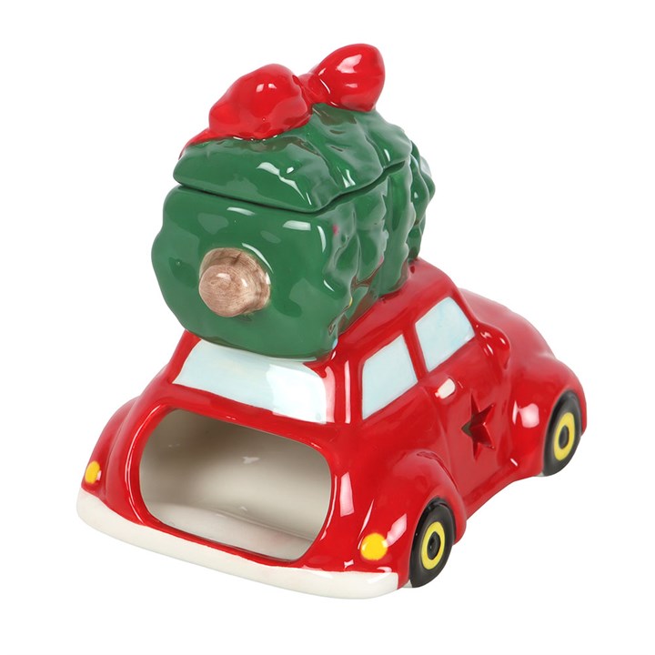 CLEARANCE Driving Home for Christmas Tree on Car Ceramic Wax Warmer
